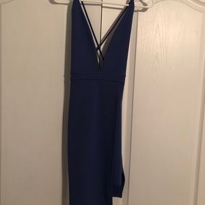 OPEN BACK MINI DRESS